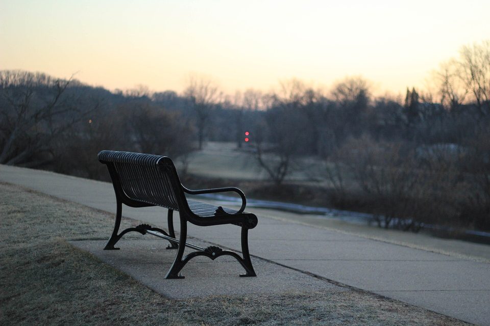 An empty bench