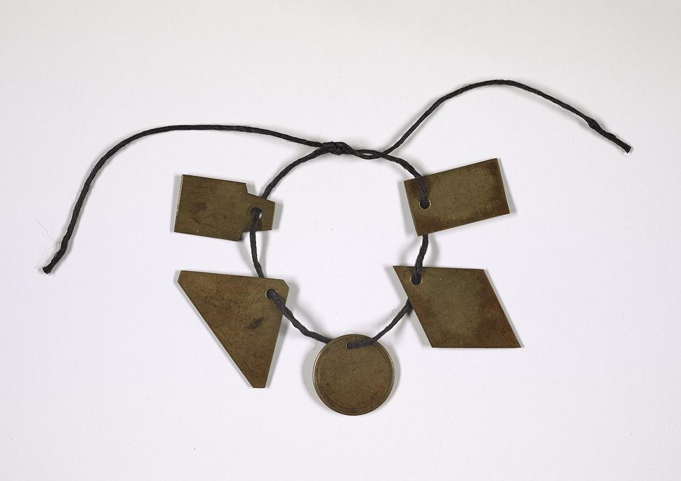 Numbered tags of the kind that tie one claim to one item